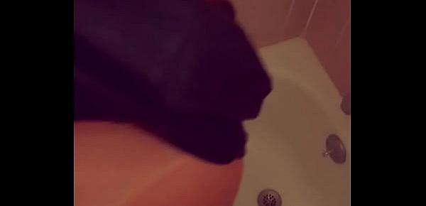 Taylortina gets fucked from behind in the bathtub